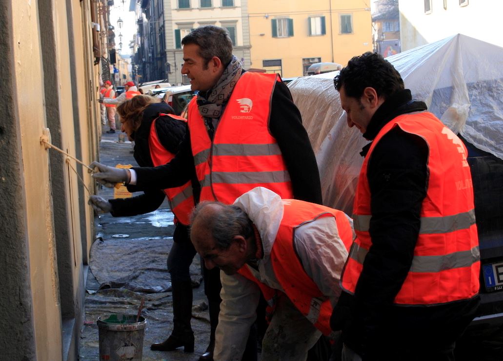 Firenze, gli Angeli del Bello puliscono sabato 10 Piazzale Vittorio Veneto