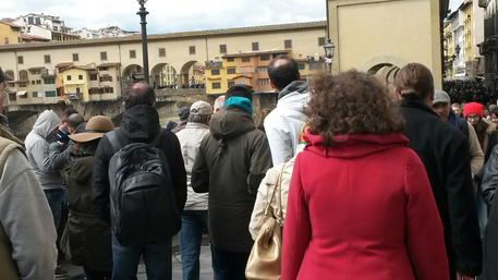 Pasqua Firenze turisti Uffizi