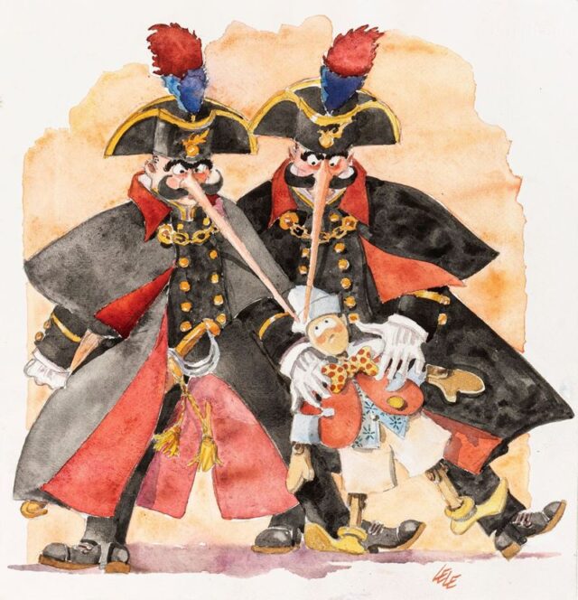 pinocchio ei carabinieri